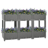 Vidaxx jardinière surélevée 120x40x71 cm polypropylène