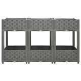 Vidaxx jardinière surélevée 120x40x71 cm polypropylène