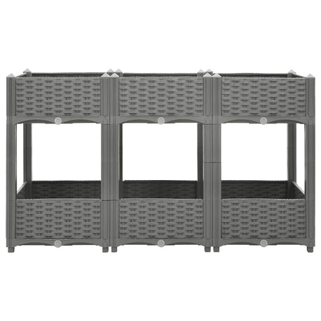 Vidaxx jardinière surélevée 120x40x71 cm polypropylène
