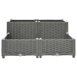 VidaXL jardinière surélevée 80x80x38 cm polypropylène