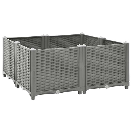 VidaXL jardinière surélevée 80x80x38 cm polypropylène