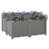VidaXL jardinière surélevée 80x80x38 cm polypropylène