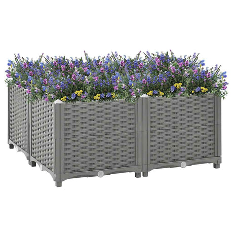 VidaXL jardinière surélevée 80x80x38 cm polypropylène
