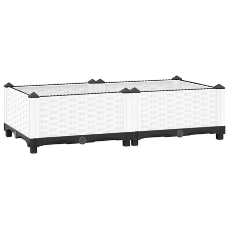 Vidaxx jardinière surélevée 80x40x23 cm polypropylène