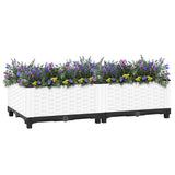 Vidaxx jardinière surélevée 80x40x23 cm polypropylène