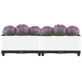Vidaxx jardinière surélevée 80x40x23 cm polypropylène