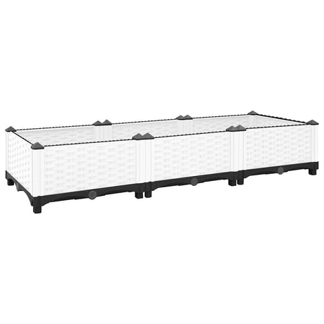 Vidaxx jardinière surélevée 120x40x23 cm polypropylène