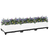 Vidaxx jardinière surélevée 120x40x23 cm polypropylène