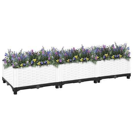 Vidaxx jardinière surélevée 120x40x23 cm polypropylène