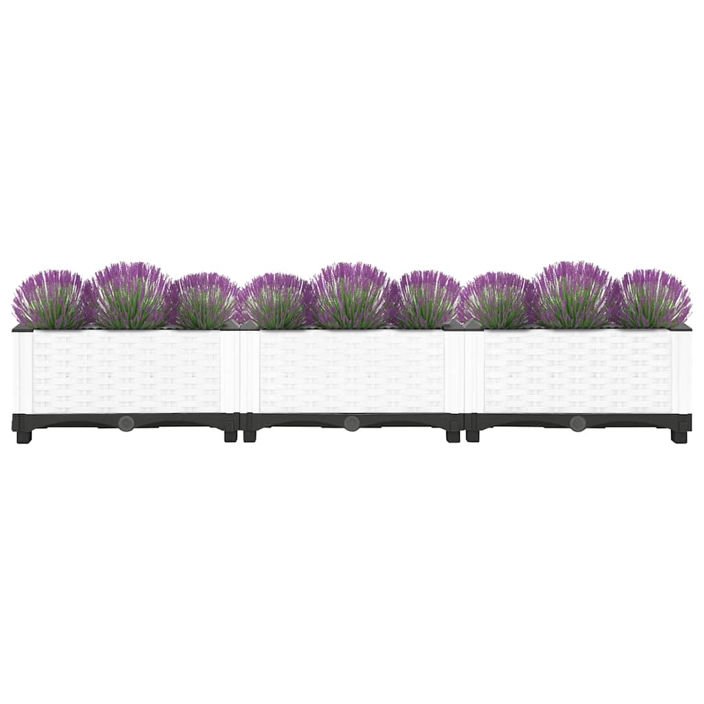 Vidaxx jardinière surélevée 120x40x23 cm polypropylène