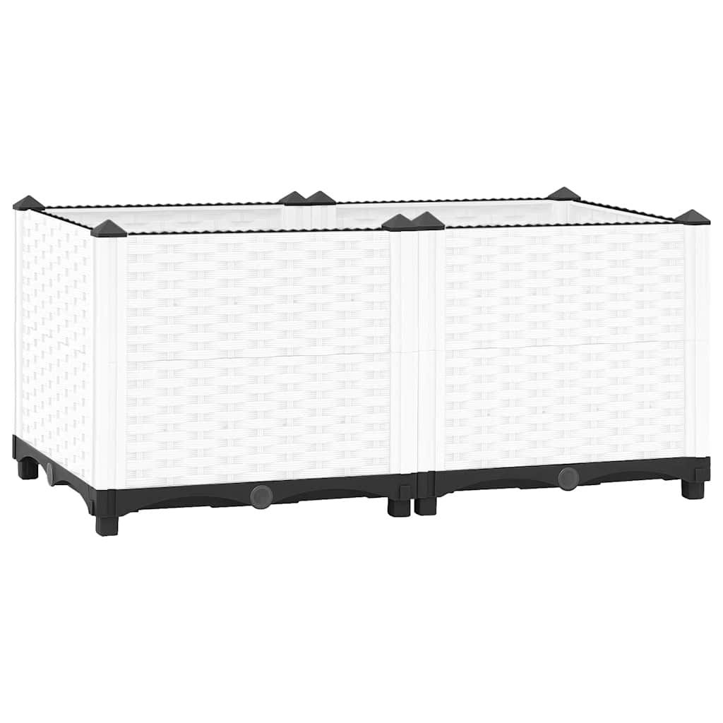Vidaxx jardinière surélevée 80x40x38 cm polypropylène