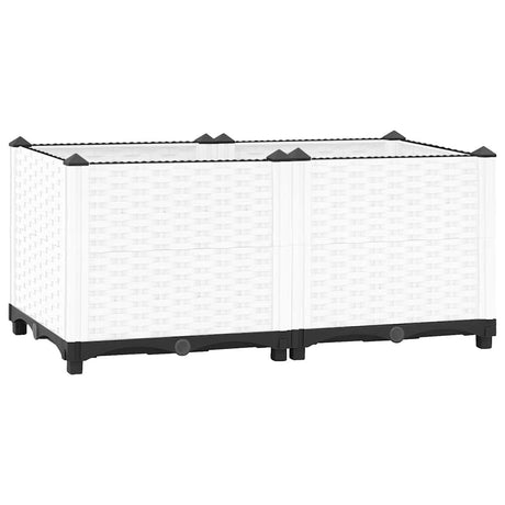 Vidaxx jardinière surélevée 80x40x38 cm polypropylène