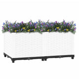 Vidaxl Planter hevet 80x40x38 cm polypropen