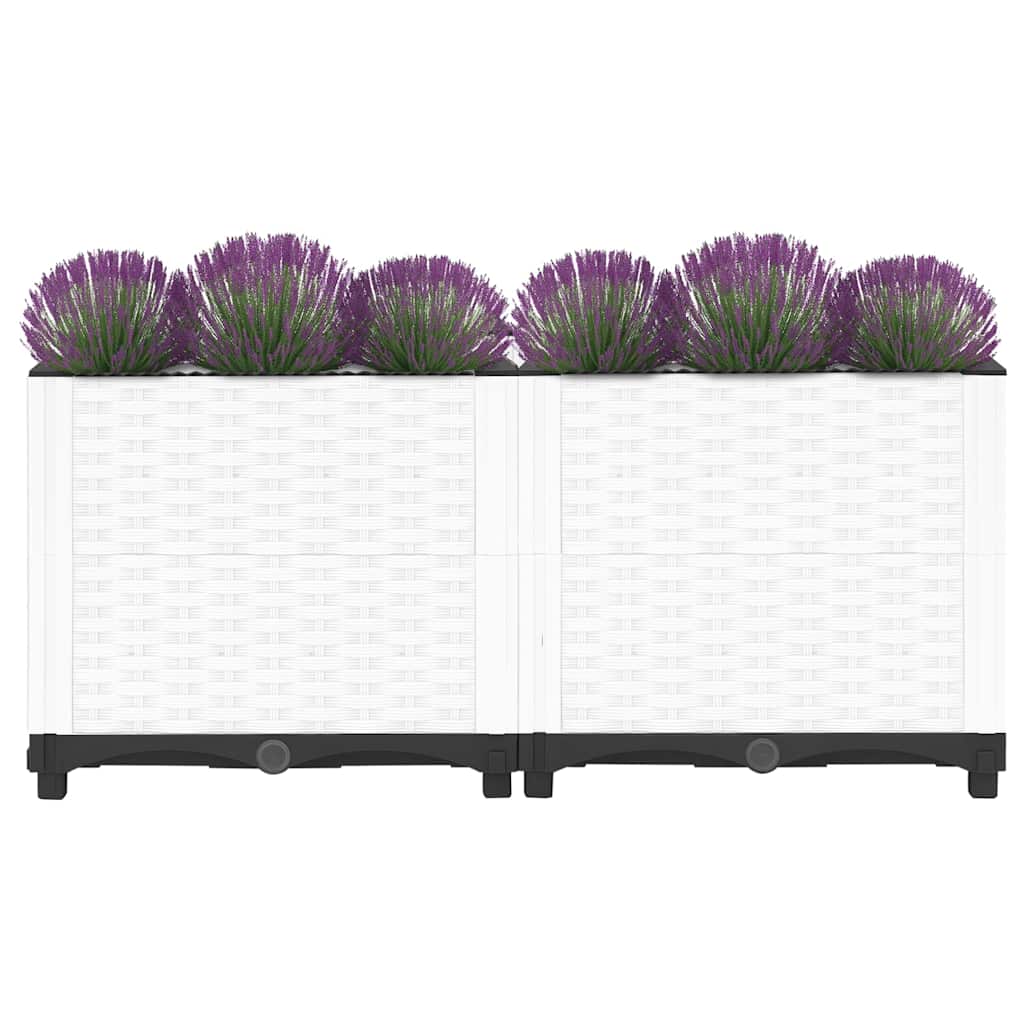 Vidaxx jardinière surélevée 80x40x38 cm polypropylène