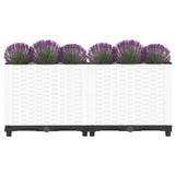 Vidaxl Planter hevet 80x40x38 cm polypropen