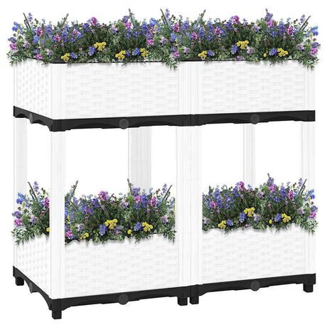 Vidaxx jardinière surélevée 80x40x71 cm polypropylène