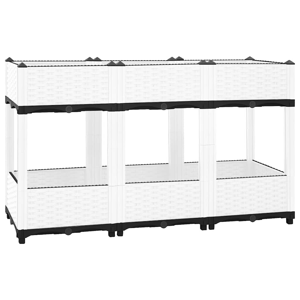 Vidaxx jardinière surélevée 120x40x71 cm polypropylène