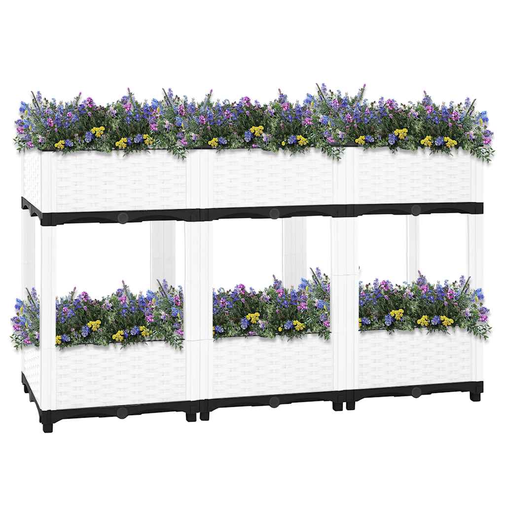 Vidaxx jardinière surélevée 120x40x71 cm polypropylène