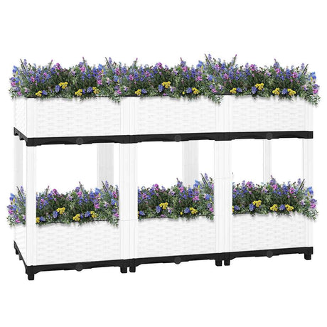 Vidaxx jardinière surélevée 120x40x71 cm polypropylène