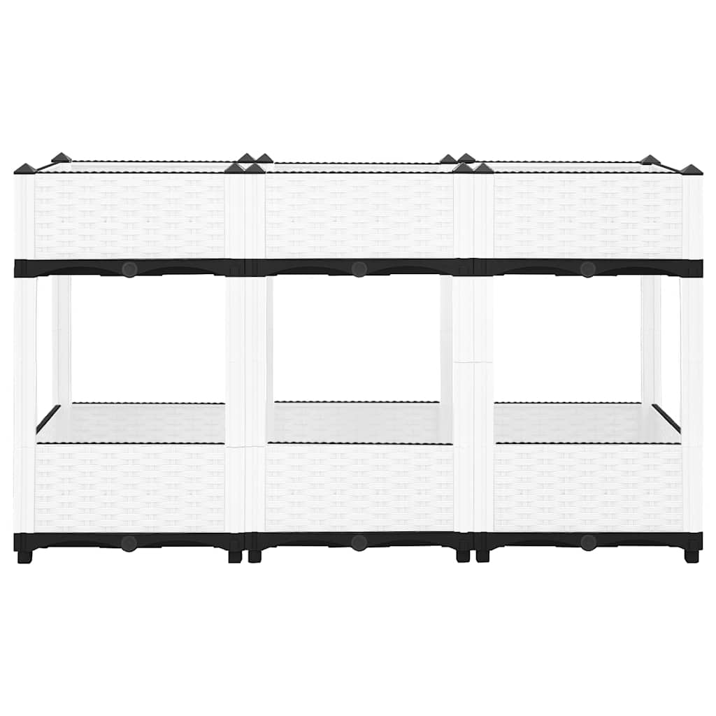 Vidaxx jardinière surélevée 120x40x71 cm polypropylène