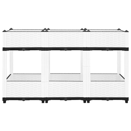 Vidaxx jardinière surélevée 120x40x71 cm polypropylène