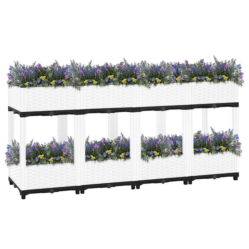 Vidaxl Planter je dvignil 160x40x71 cm polipropen