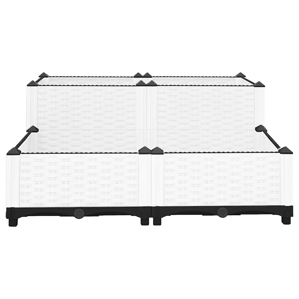 VidaXL jardinière surélevée 80x80x38 cm polypropylène