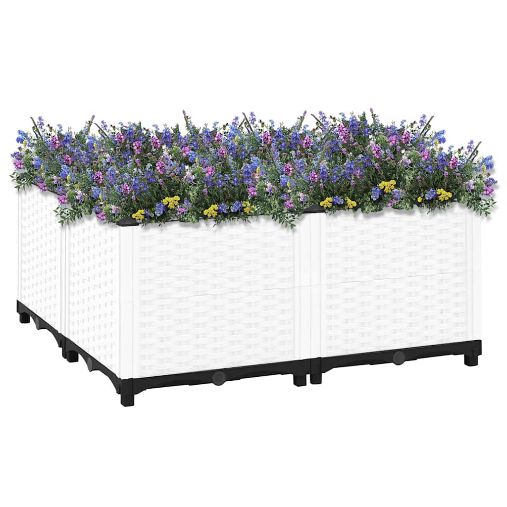 VidaXL jardinière surélevée 80x80x38 cm polypropylène