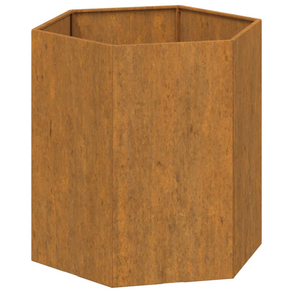 Vidaxl Planning Box Rusty 40x40x45 cm Corten Steel