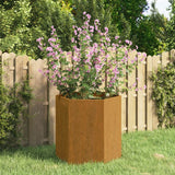 Vidaxl Planning Box Rusty 40x40x45 cm Corten Steel