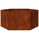 Vidaxx jardinière rouillé 90x90x45 cm acier corten