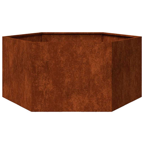 Vidaxx jardinière rouillé 90x90x45 cm acier corten