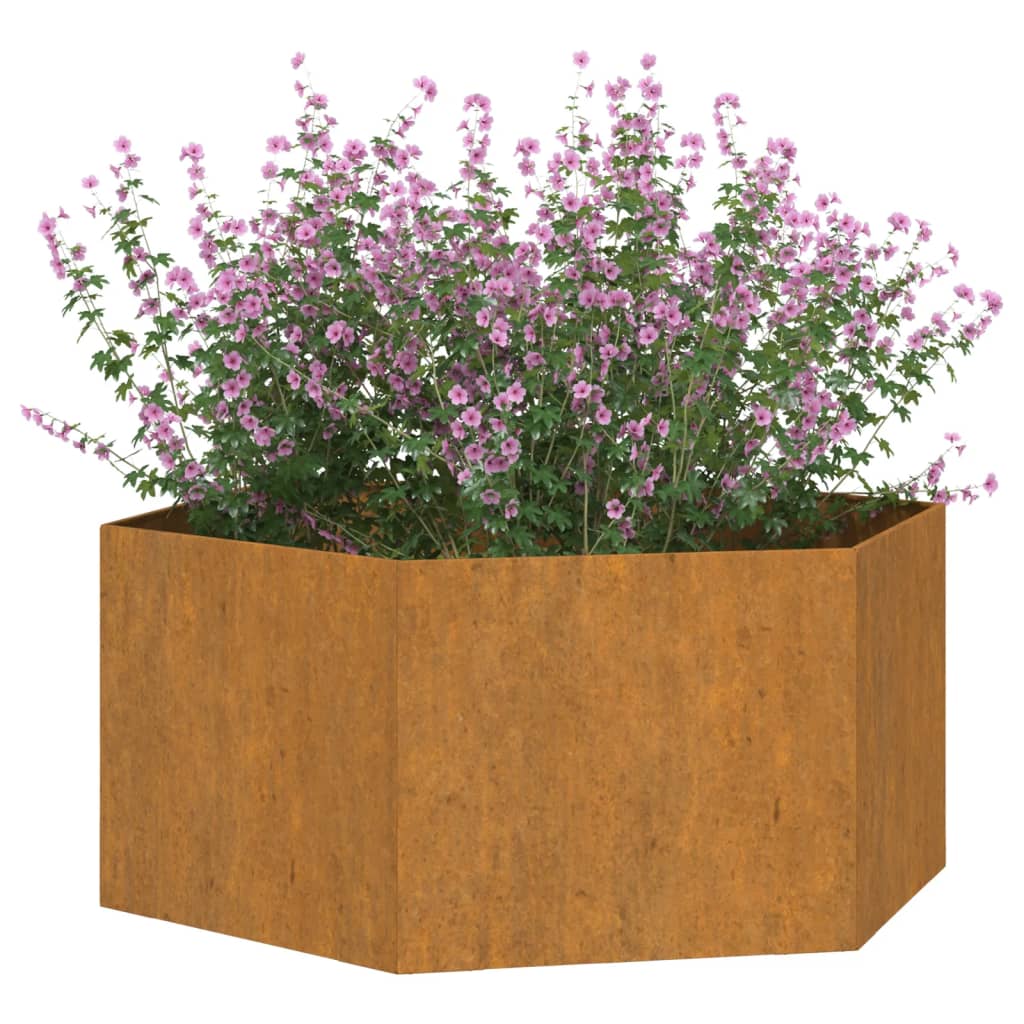 Vidaxl Plannet Rusty 90x90x45 cm Cortenstaal