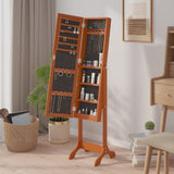 Miroir Vidaxx sur pied 34x37x146 cm