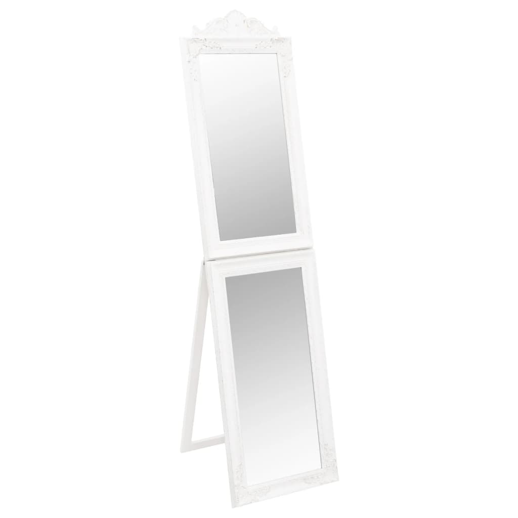 Vidaxx miroir autoportant 40x160 cm blanc
