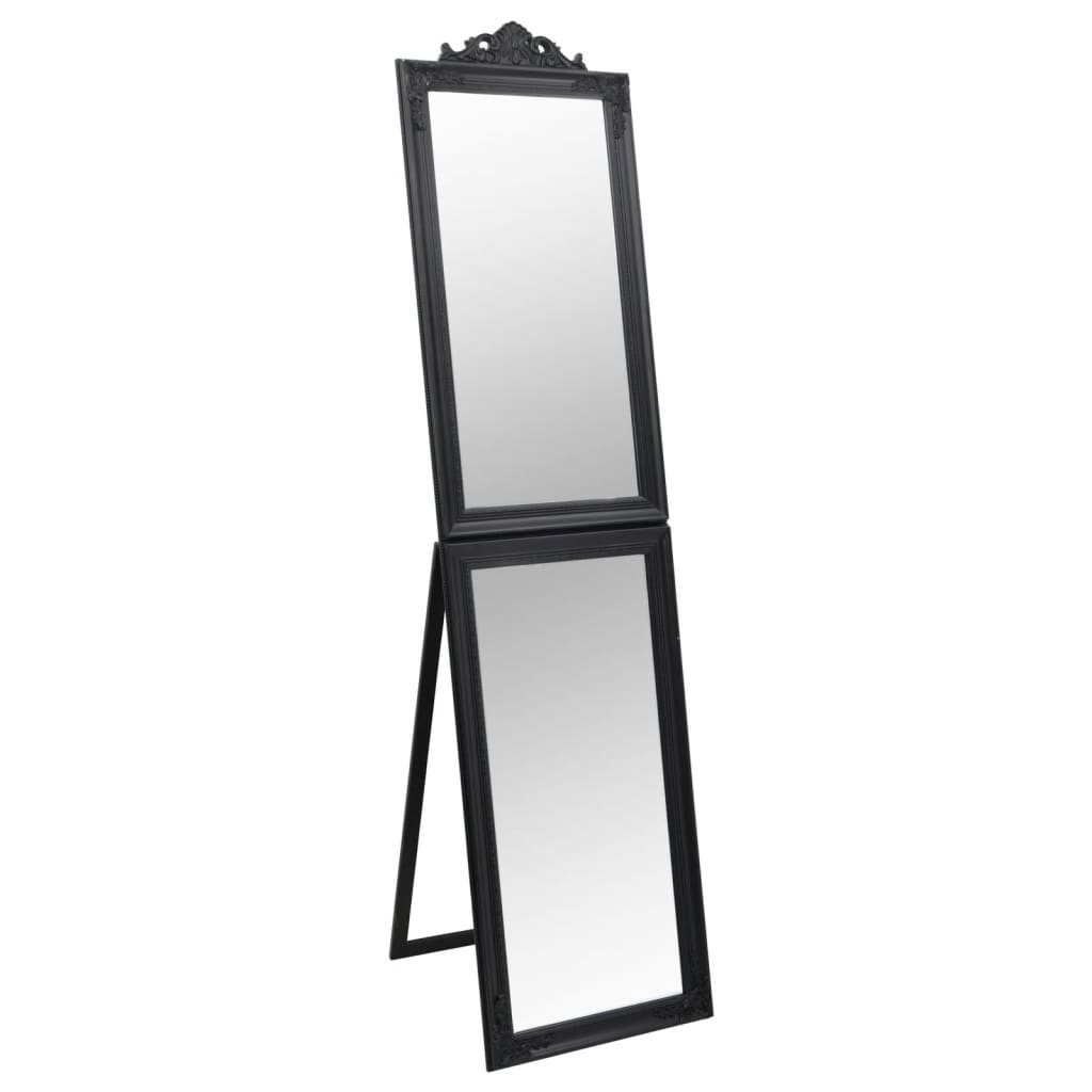 Vidaxx miroir autoportant 40x160 cm noir