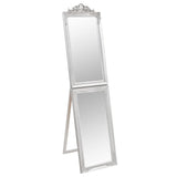 Vidaxx miroir autoportant 45x180 cm blanc argent
