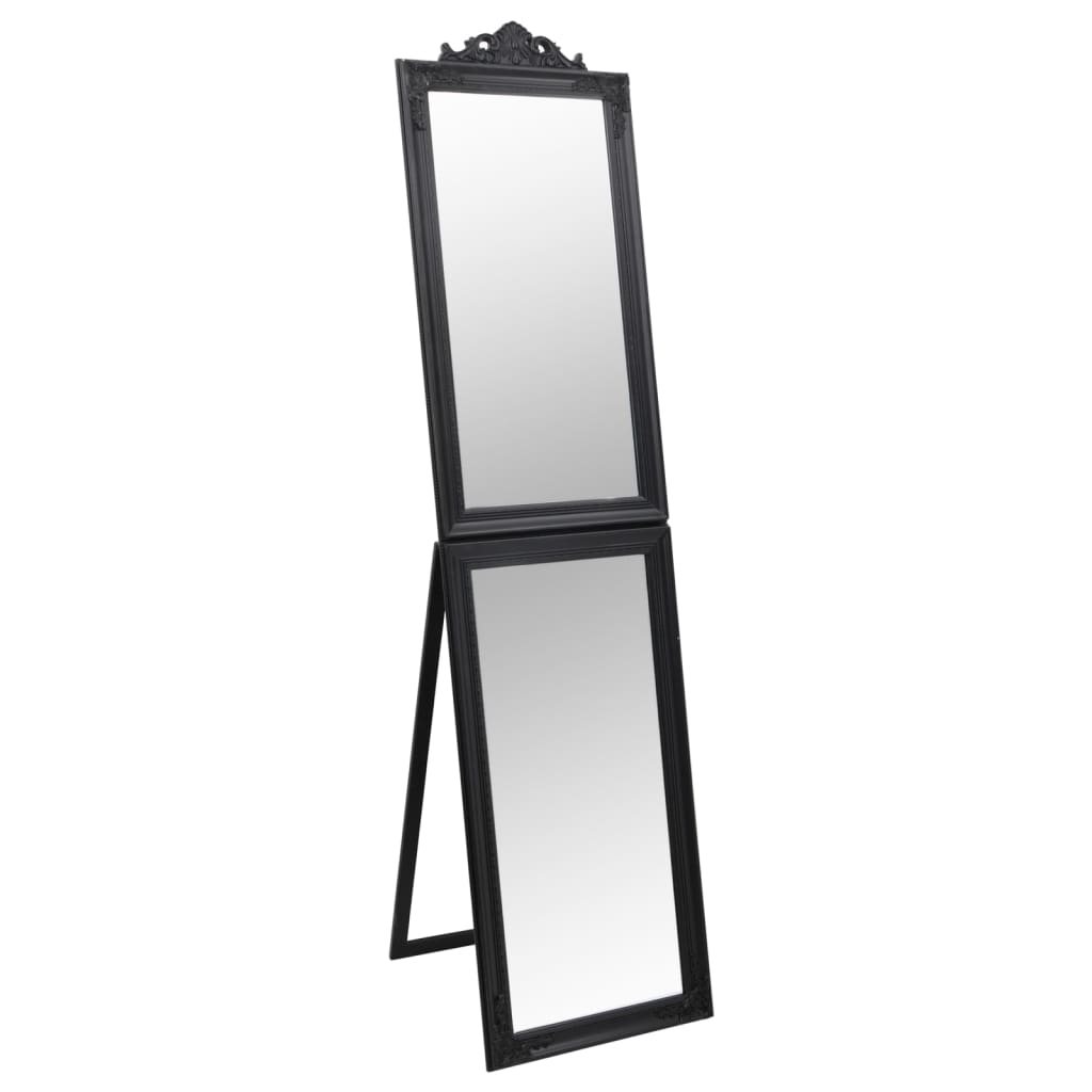 Vidaxl Mirror je bil odstranjen 45x180 cm črno