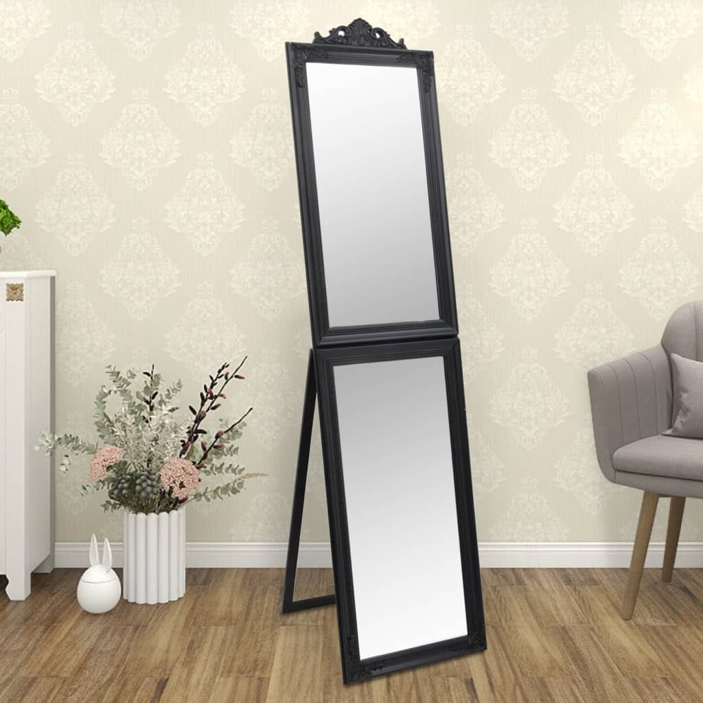 Vidaxl Mirror je bil odstranjen 45x180 cm črno