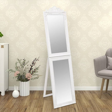 Vidaxx miroir autoportant 50x200 cm blanc