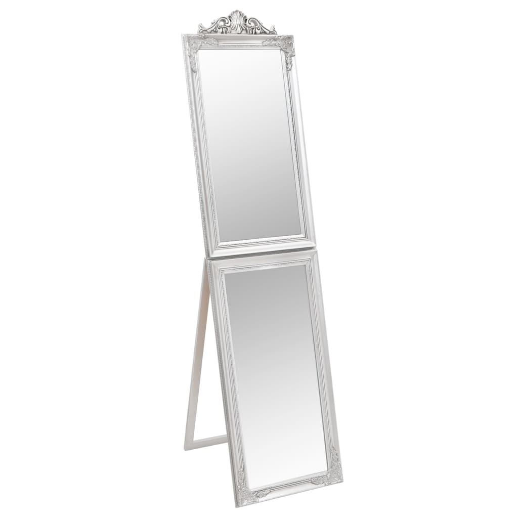 Vidaxl Mirror løsrevet 50x200 cm sølvfarvet