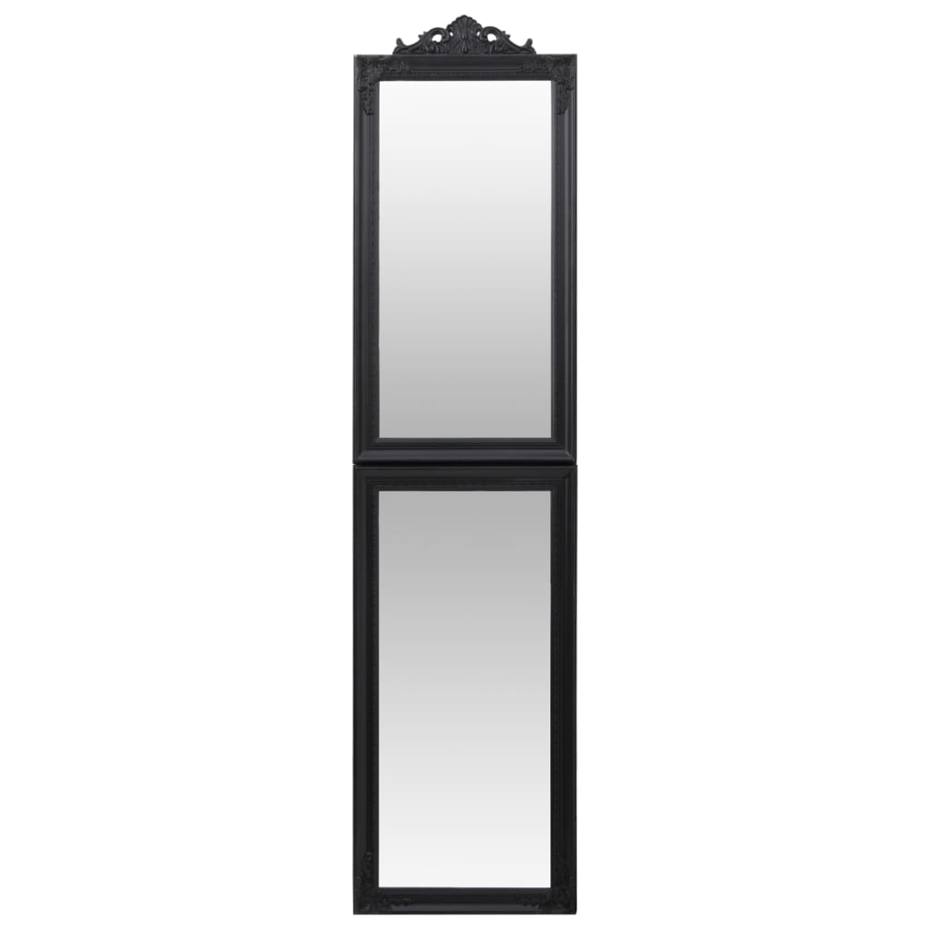 Vidaxx miroir autoportant 50x200 cm noir