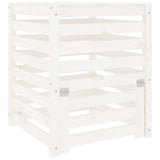 Vidaxx bac à compost 63,5x63,5x77,5 cm bois de pin massif blanc