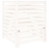 Vidaxx bac à compost 82,5x82,5x99,5 cm bois de pin massif blanc
