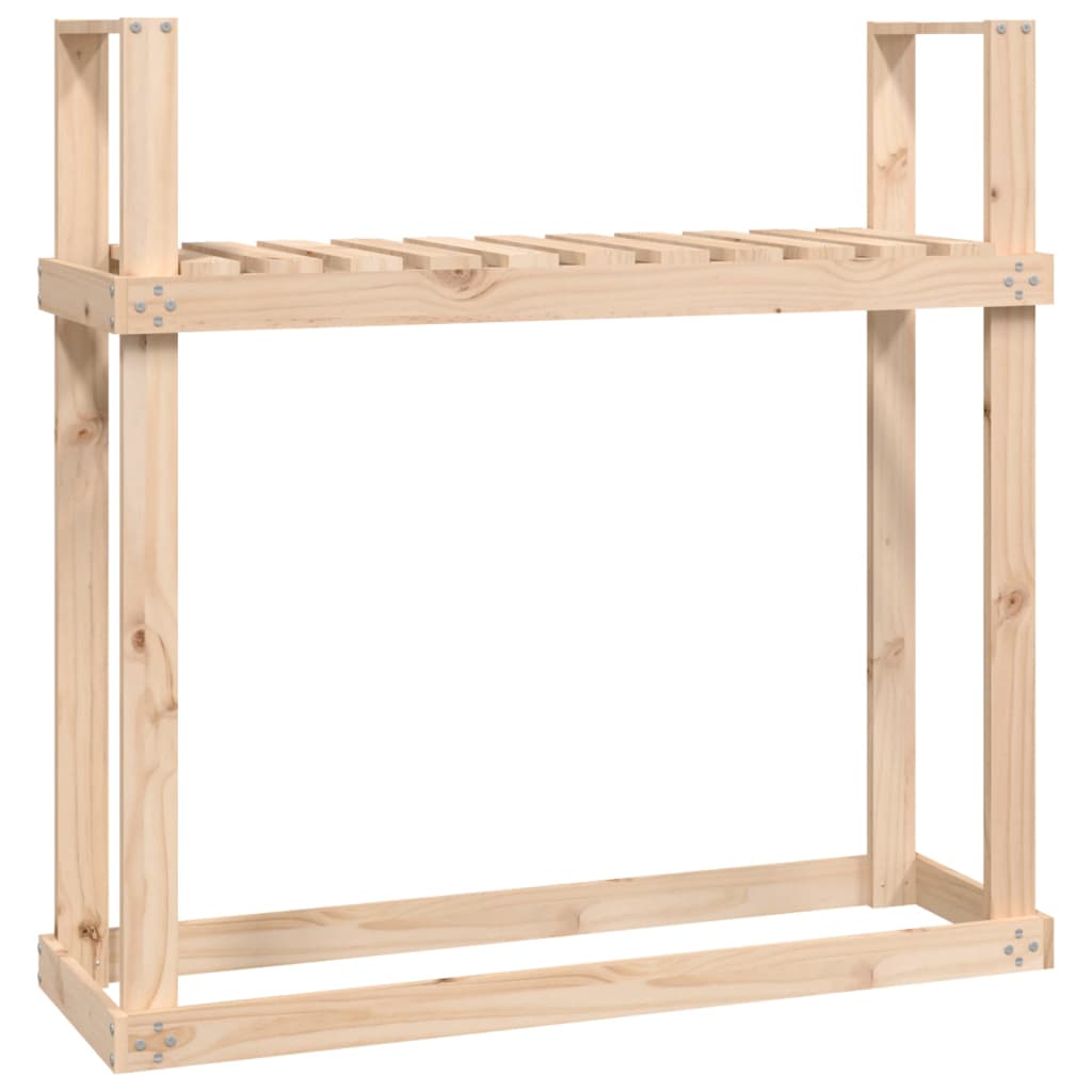 Vidaxx support à bois de cheminée 110x35x108,5 cm en bois de pin massif