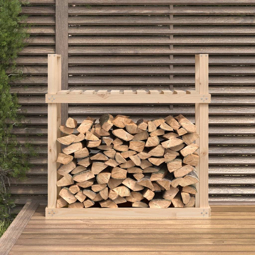 Vidaxx support à bois de cheminée 110x35x108,5 cm en bois de pin massif