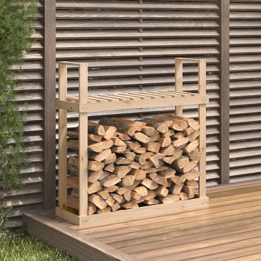 Vidaxx support à bois de cheminée 110x35x108,5 cm en bois de pin massif