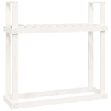 Vidaxx support à bois de cheminée 110x35x108,5 cm bois de pin massif blanc