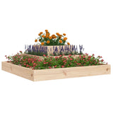 Vidaxx jardinière 80x80x27 cm bois de pin massif