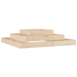 VidaXL Jardinière 110x110x27 cm bois de pin massif